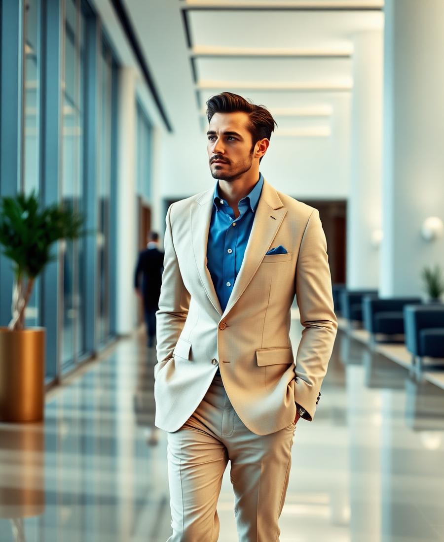 Business Suiting tailored by Alwan Tailors Dubai